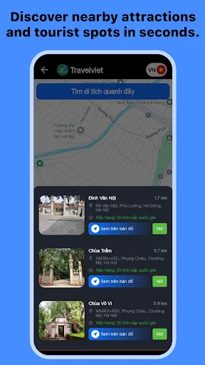 ดาวน์โหลด TravelViet: Your Trip Guide ล่าสุด – ไกด์นำเที่ยวและจองที่พักฟรี - Screenshot 2