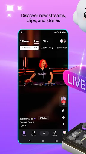 ดาวน์โหลด Twitch: Live Streaming เวอร์ชันล่าสุด – รับชมสดฟรีบนมือถือ - Screenshot 1
