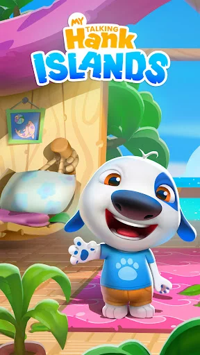 ดาวน์โหลด My Talking Hank: Islands ล่าสุด – เกมเลี้ยงสัตว์แสนสนุกฟรี - Screenshot 8