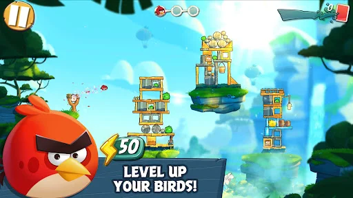 ดาวน์โหลด Angry Birds 2 ล่าสุด – เกมยิงนกถล่มหมู สนุกฟรีบนมือถือ - Screenshot 2