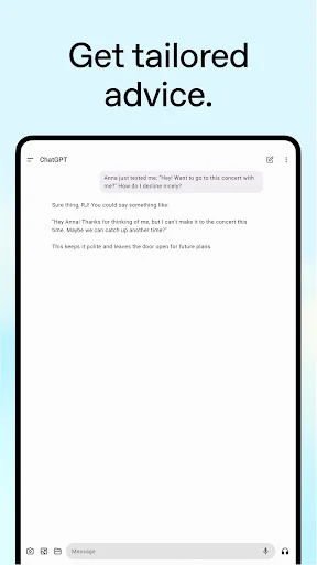 ดาวน์โหลด ChatGPT ล่าสุด – ผู้ช่วย AI อัจฉริยะ ใช้งานฟรีบนมือถือ - Screenshot 17