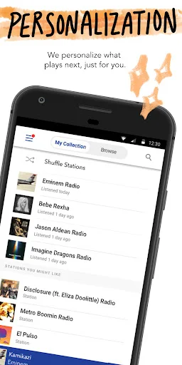 ดาวน์โหลด Pandora ล่าสุด – ฟังเพลงและพอดแคสต์ฟรีบนมือถือ - Screenshot 2