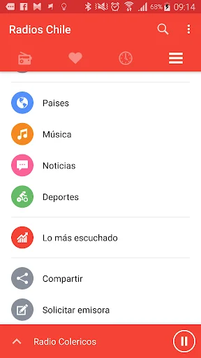 ดาวน์โหลด Radios Chile FM สด – ฟังวิทยุชิลีกว่า 800 สถานีฟรี - Screenshot 2