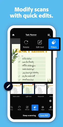 ดาวน์โหลด Adobe Scan AI PDF Scanner ล่าสุด – สแกนเอกสารและแปลงไฟล์เป็น PDF ฟรี - Screenshot 4