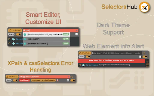 ดาวน์โหลด SelectorsHub ล่าสุด – ตัวช่วยสร้าง XPath และ Playwright Locators - Screenshot 4