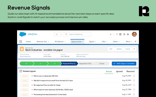 ดาวน์โหลด Revenue Grid สำหรับ Salesforce และ Gmail – เพิ่มประสิทธิภาพการขาย - Screenshot 4