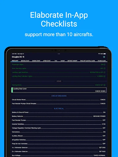 ดาวน์โหลด SimFly Pad ล่าสุด – ตัวช่วยจัดการ Checklist สำหรับนักบินจำลอง - Screenshot 8