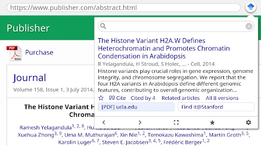 ดาวน์โหลด Google Scholar Button ล่าสุด – ค้นหางานวิจัยฟรีได้ทันที - Screenshot 2