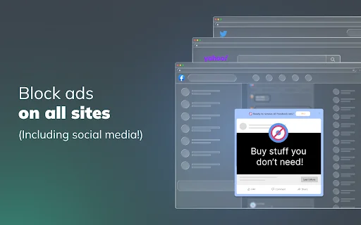 ดาวน์โหลด Poper Blocker สำหรับ Chrome – บล็อกโฆษณาและป๊อปอัปฟรี - Screenshot 2