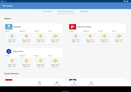 ดาวน์โหลด Esquiades.com แอปจองทริปสกีและโรงแรมชั้นนำในยุโรป - Screenshot 23