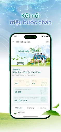 ดาวน์โหลด BIDV Run Plus เวอร์ชันล่าสุด – แอปวิ่งการกุศลฟรี - Screenshot 21