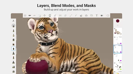 ดาวน์โหลด Sketchbook เวอร์ชันล่าสุด – วาดรูปและระบายสีฟรีบนมือถือ - Screenshot 10