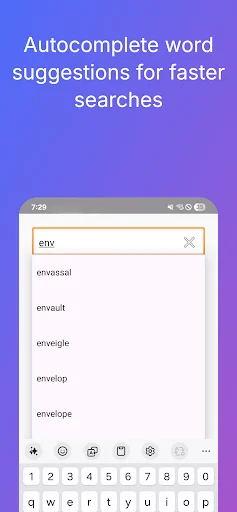 ดาวน์โหลด Offline Dictionary – English ล่าสุด – พจนานุกรมออฟไลน์ฟรี - Screenshot 2