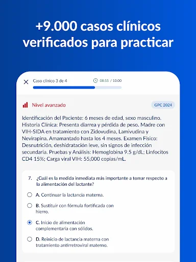 ดาวน์โหลด Gliamediq: Simulador ENARM ล่าสุด – ตัวช่วยสอบแพทย์ฟรี - Screenshot 18