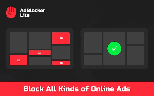 ดาวน์โหลด AdBlock Lite ล่าสุด – บล็อกโฆษณาบน Chrome ฟรี - Screenshot 1