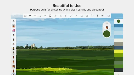 ดาวน์โหลด Sketchbook เวอร์ชันล่าสุด – วาดรูปและระบายสีฟรีบนมือถือ - Screenshot 8