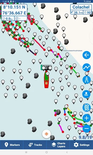 ดาวน์โหลด Kadal Map – Marine Navigation ล่าสุด – ระบบนำทางเรือประมง - Screenshot 8