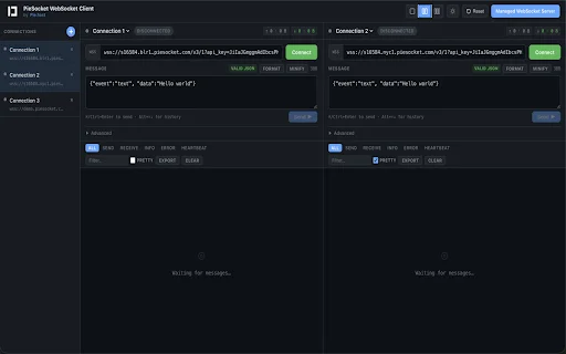 ดาวน์โหลด PieSocket – เครื่องมือทดสอบ WebSocket & SocketIO ฟรี - Screenshot 3