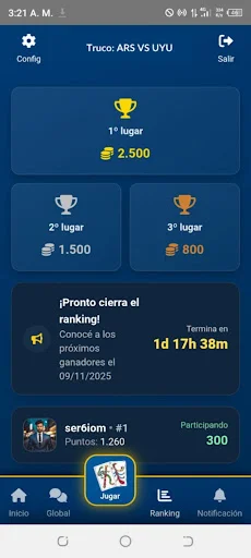 ดาวน์โหลด Truco Argentino y Uruguayo ล่าสุด – เกมไพ่สนุกพร้อมแชทเสียง - Screenshot 11