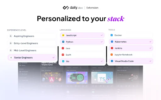 ดาวน์โหลด daily.dev ล่าสุด – อัปเดตข่าวสารไอทีและฟีดนักพัฒนาฟรี - Screenshot 2