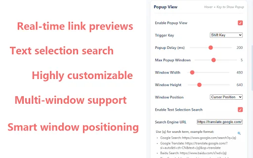 ดาวน์โหลด Mouse Gesture ส่วนขยายเบราว์เซอร์ฟรี – เพิ่มประสิทธิภาพการท่องเว็บ - Screenshot 3