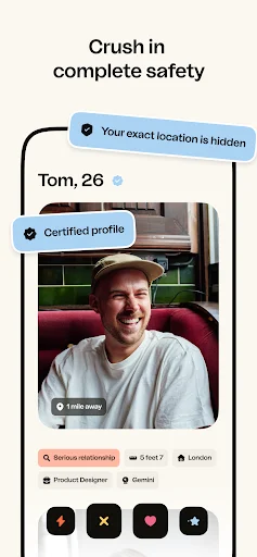 ดาวน์โหลด happn แอปหาคู่ที่ใช่ เจอคนที่เดินผ่านในชีวิตจริง ฟรี - Screenshot 4