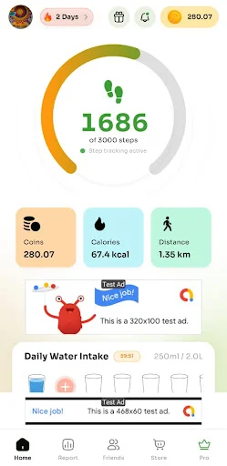 ดาวน์โหลด Walk Wallet ล่าสุด – เดินสะสมแต้มแลกรางวัลฟรี - Screenshot 2
