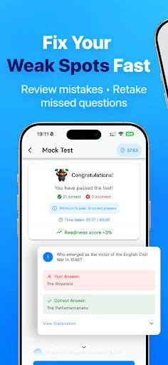 ดาวน์โหลด Life in the UK Test 2026 ฟรี – เตรียมสอบใบขับขี่และสัญชาติอังกฤษ - Screenshot 5