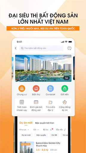 ดาวน์โหลด Cenhomes.vn ล่าสุด – แพลตฟอร์มซื้อขายอสังหาฯ 4.0 ฟรี - Screenshot 2