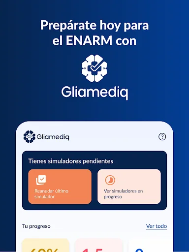 ดาวน์โหลด Gliamediq: Simulador ENARM ล่าสุด – ตัวช่วยสอบแพทย์ฟรี - Screenshot 9