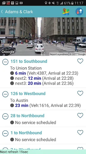 ดาวน์โหลด Chicago Bus Tracker (CTA) ล่าสุด – ติดตามรถบัสและรถไฟชิคาโกฟรี - Screenshot 2