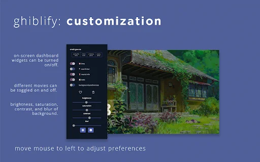ดาวน์โหลด Ghiblify – เปลี่ยนหน้าแท็บใหม่ให้เป็นโลกแห่งจิบลิสุดน่ารัก - Screenshot 3