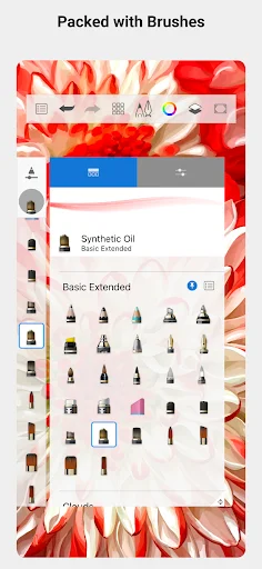 ดาวน์โหลด Sketchbook เวอร์ชันล่าสุด – วาดรูปและระบายสีฟรีบนมือถือ - Screenshot 3