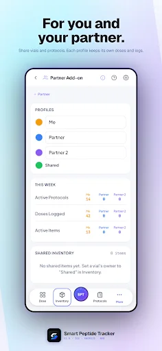 ดาวน์โหลด Smart Peptide Tracker ล่าสุด – จัดการบันทึกเปปไทด์มืออาชีพฟรี - Screenshot 4