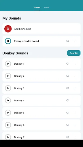 ดาวน์โหลด Donkey Sounds เวอร์ชันล่าสุด – ซาวด์บอร์ดเสียงลาสุดฮาฟรี - Screenshot 7