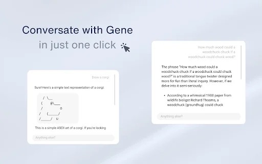 ดาวน์โหลด Ask Gene – AI Assistant ตัวช่วยอัจฉริยะบนเว็บที่ดีที่สุด - Screenshot 2