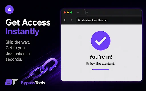 ดาวน์โหลด Bypass Tools Helper ล่าสุด – ข้ามลิงก์รวดเร็วทันใจ - Screenshot 4