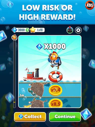 ดาวน์โหลด Chicken Cross – Sea Cross 2 ล่าสุด – เกมไก่ข้ามทะเลลุ้นโชค x1000 - Screenshot 9