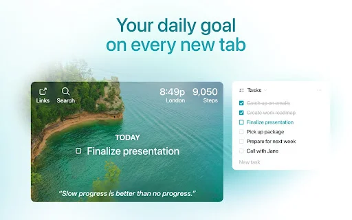 ดาวน์โหลด Momentum ส่วนขยายเบราว์เซอร์เพื่อการทำงานที่มีประสิทธิภาพ – ฟรี - Screenshot 3