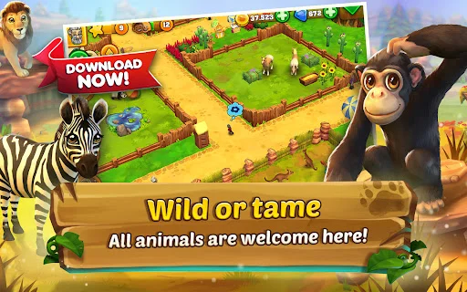 ดาวน์โหลด Zoo 2: Animal Park ล่าสุด – เกมจำลองสวนสัตว์สุดน่ารักบนมือถือ - Screenshot 8