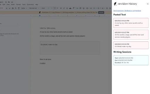 Revision History: ติดตามกระบวนการเขียนบน Google Docs อย่างมืออาชีพ - Screenshot 2