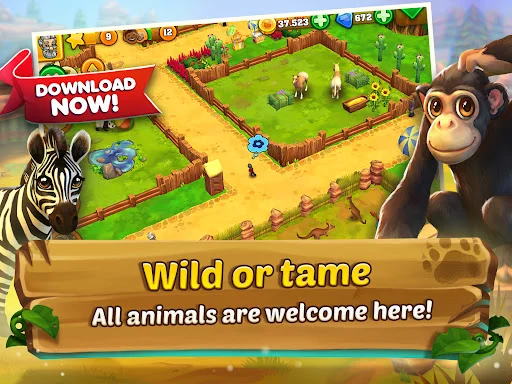 ดาวน์โหลด Zoo 2: Animal Park ล่าสุด – เกมจำลองสวนสัตว์สุดน่ารักบนมือถือ - Screenshot 13