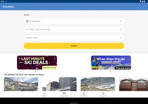 ดาวน์โหลด Esquiades.com แอปจองทริปสกีและโรงแรมชั้นนำในยุโรป - Screenshot 17
