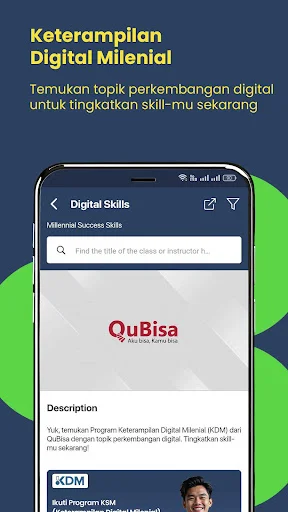 ดาวน์โหลด QuBisa ล่าสุด – แพลตฟอร์มเรียนออนไลน์ฟรีทุกที่ทุกเวลา - Screenshot 4