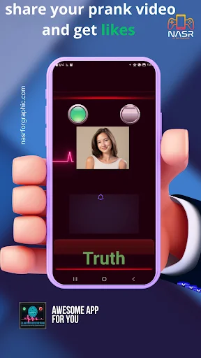 ดาวน์โหลด Lie and Truth Detector Prank – แอปทดสอบจับเท็จแสนสนุก - Screenshot 1