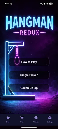 ดาวน์โหลด Hangman Redux: Word Puzzles ล่าสุด – เกมทายคำศัพท์สุดคลาสสิกฟรี - Screenshot 1