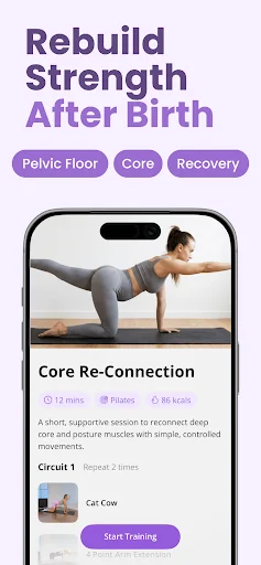 ดาวน์โหลด FitMama: ออกกำลังกายสำหรับคุณแม่ตั้งครรภ์และหลังคลอด ฟรี - Screenshot 4