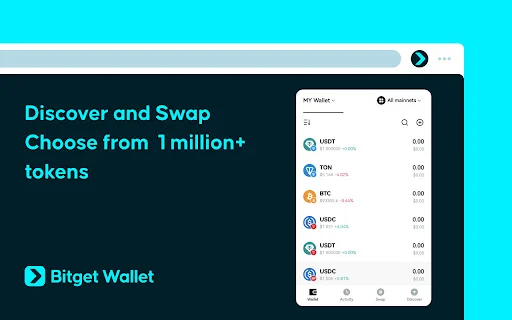 ดาวน์โหลด Bitget Wallet ส่วนขยาย Chrome – กระเป๋าเงิน Web3 และ DeFi ที่ดีที่สุด - Screenshot 4