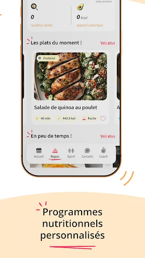 ดาวน์โหลด Kunto: Nutrition Sport Adapté ล่าสุด – ฟิตเนสและโภชนาการฟรี - Screenshot 11