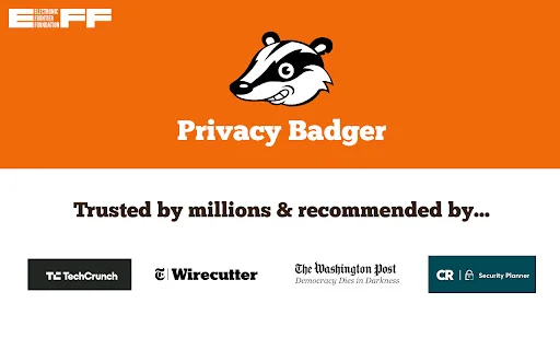 ดาวน์โหลด Privacy Badger ล่าสุด – ปกป้องความเป็นส่วนตัวของคุณ ฟรี - Screenshot 1